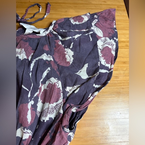 EUC Cleobella- Ellison Floral Ruffle Sleeve Dress. Size S - Picture 6 of 9